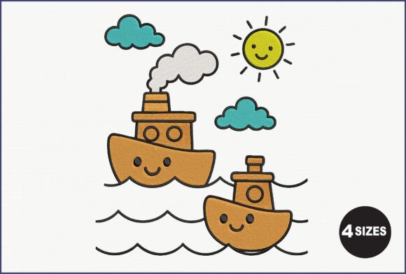 Cute Boat Sun Embroidery: A Designer’s Holiday Review