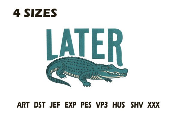 Later Alligator: A Practical Review for Embroidery Projects