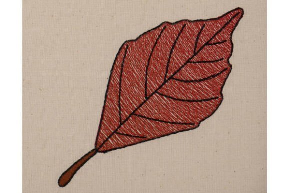 Review: Autumn Leaf – Curved Fills Embroidery for Etsy Shops