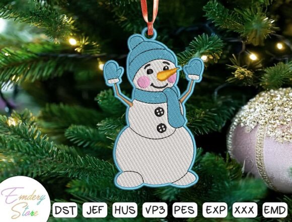 Review: Christmas Ornament Machine Embroidery for Holiday Sales