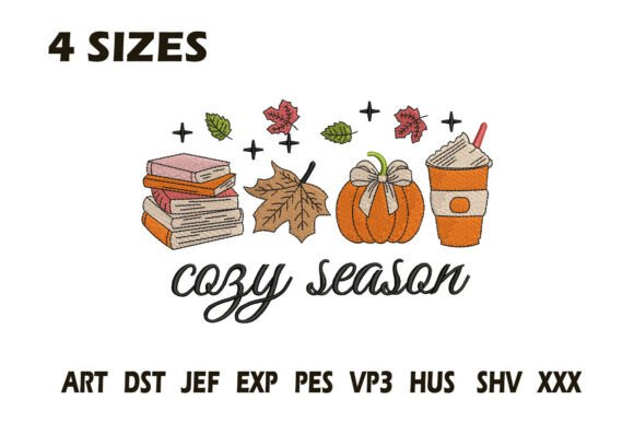 Review: Cozy Season Fall Embroidery Design for Apparel