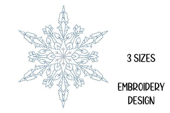 Review: Delicate Line Snowflake Embroidery for Boutiques