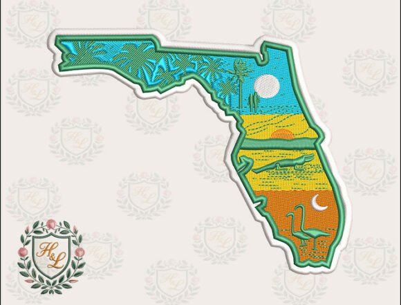 Review: Layers of Florida Embroidery Files