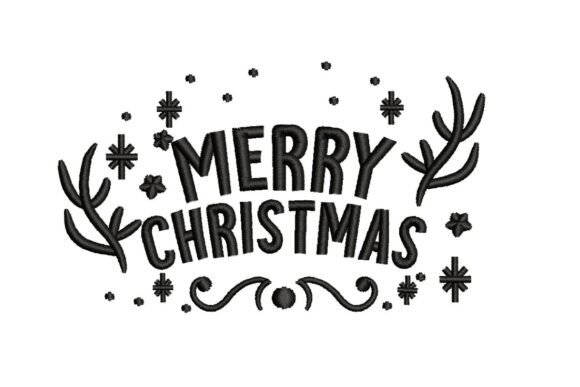 Review: Merry Christmas Antlers Embroidery Design