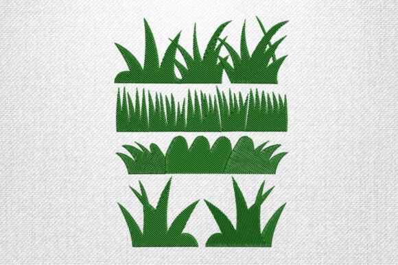 Reviewing Green Grass Border Embroidery Set