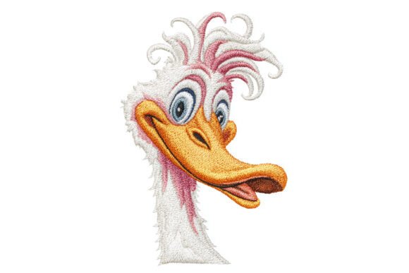 Reviewing the Curly-Haired Duck Embroidery Design