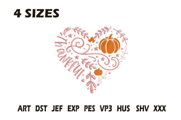 Reviewing the Thankful Pumpkin Heart Embroidery Design
